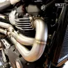 Unit Garage Decatalyzed manifold Triumph Scrambler 1200 (2019-2023) - stainless steel picture 2