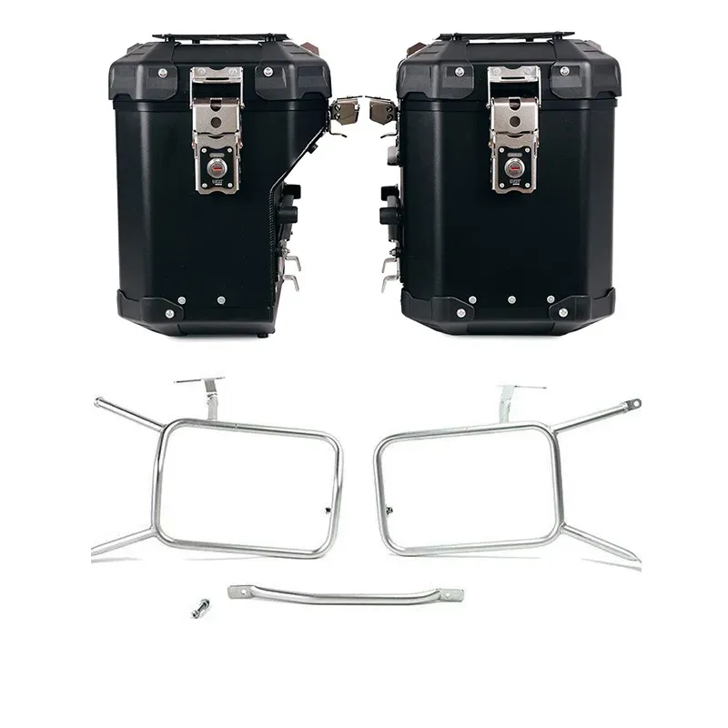 Pair of Atlas suitcases + frames BMW R NineT - 41/47 liters