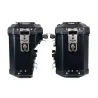 Paire de valises Atlas + cadres Unit Garage BMW R NineT - 32/39 litres - chrome image 1