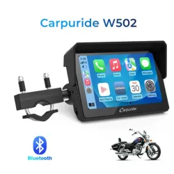 Carpuride W502 Wireless Portable Dual Bluetooth Waterproof IP67 Motorcycle Stereo picture 1