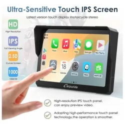 Carpuride W502BS - BMW Motorcycle CarPlay with OEM Controller Integration picture 9