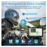 Carpuride W502 Pro Wireless Motorcycle Stereo with Optional TPMS | Dual Bluetooth Intercom, Compass & Barometer picture 4