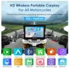 Carpuride W502S Pro | Système CarPlay universel pour motos et support BM05 Plug-and-Play image 3