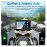 Carpuride W502S Pro | Universal Motorcycle CarPlay & Plug-and-Play BM05 Bracket picture 4