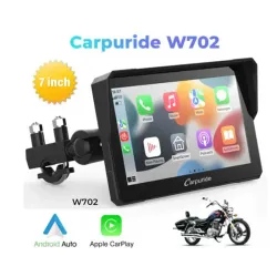 Carpuride W702 Wireless Portable Dual Bluetooth Waterproof IP67 Motorcycle Stereo picture 1