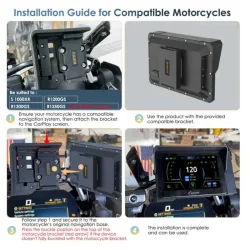 Carpuride W502BS - BMW Motorcycle CarPlay with OEM Controller Integration picture 8
