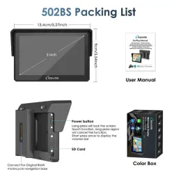 Carpuride W502BS - BMW Motorcycle CarPlay with OEM Controller Integration picture 11