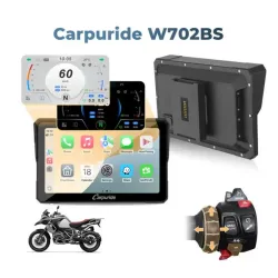 Carpuride W702BS - BMW Motorcycle CarPlay with OEM Controller Integration picture 1