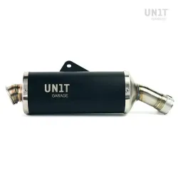 Unit Garage exhaust Aprilia Tuareg 660 - black picture 1