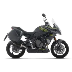 Silencieux homologué INDY RACE EVO DARK Arrow Triumph Tiger Sport 800 (2025+) - aluminium image 1