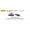 Silencieux homologué INDY RACE EVO DARK Arrow Triumph Tiger Sport 800 (2025+) - aluminium image 3