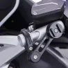 Adaptateur de demi-guidon Wunderlich pour support de smartphone 22 mm image 2