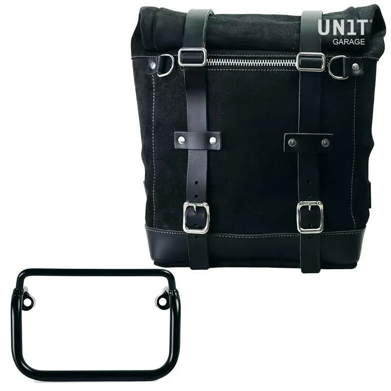 Unit Garage set Jet Black Scram panniers + bracket BMW R 18 - 22/30 liters picture 1