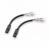 Turn signal and rearview mirror wiring kit with integrated turn signal EE078H Rizoma