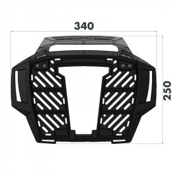 Support de top-case Alurack Hepco&Becker BMW R 1300 GSA image 7