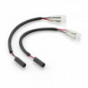 Turn signal and rearview mirror wiring kit with integrated turn signal EE088H Rizoma