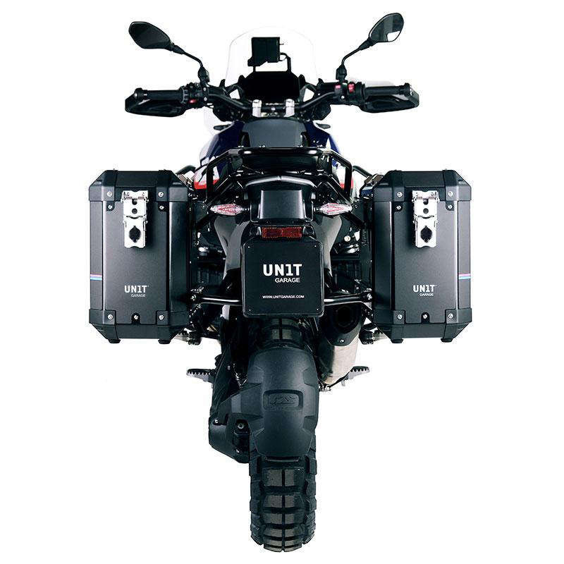 Set of side support and Atlas suitcases black Unit Garage BMW R 1300 GS - black picture 1