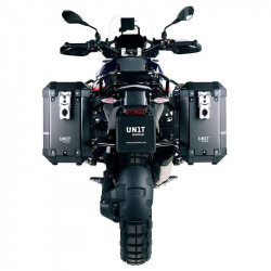 Set of side support and Atlas suitcases black Unit Garage BMW R 1300 GS - silver picture 3