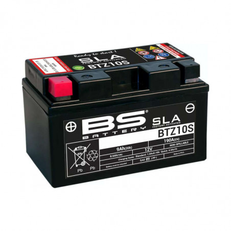 BTZ10S maintenance-free AGM battery picture 1