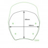 Windshield S with radar BMW R 1300 GS - silver picture 13