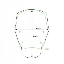 Windshield M with radar BMW R 1300 GS picture 13