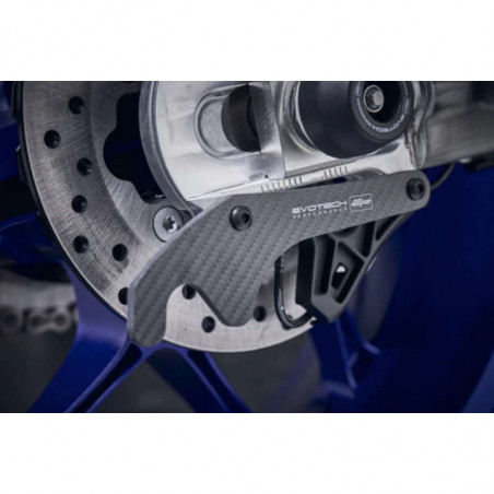Protection de chaîne carbone Evotech Performance Yamaha YZF-R7 image 1