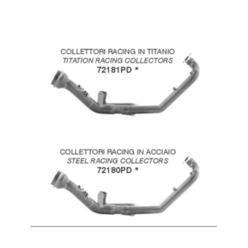 Arrow racing manifold KTM 1290 SUPER ADVENTURE S/R - titanium picture 1