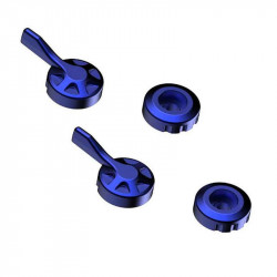 Réglettes de levier d'embrayage et de frein Evotech Performance - bleu image 1