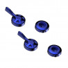 Réglettes de levier d'embrayage et de frein Evotech Performance - bleu image 1