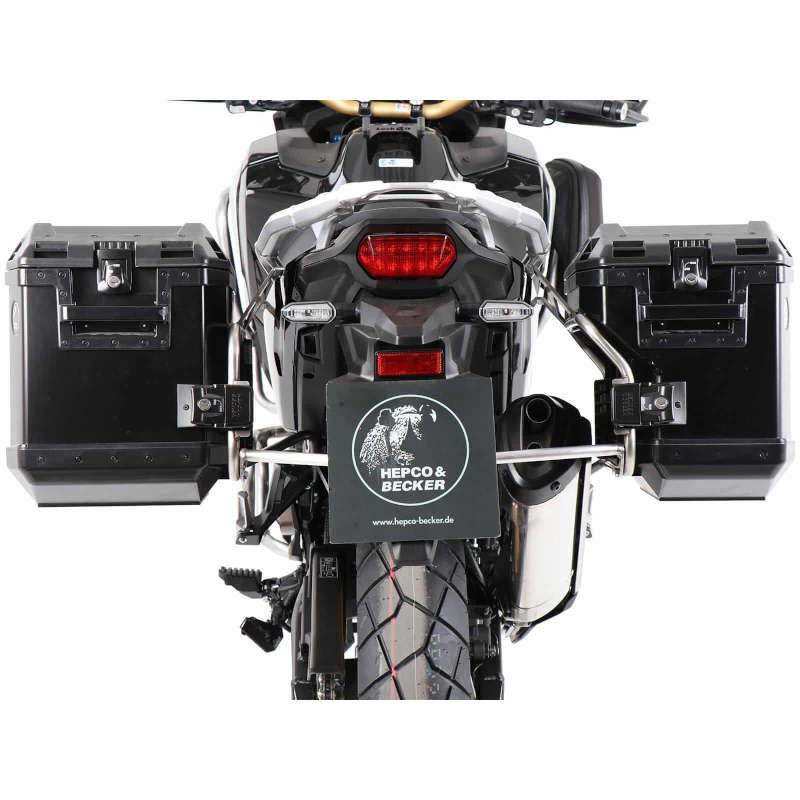 Cutout side support and case set Hepco&Becker Honda CRF1100L Africa Twin & ADV - black picture 1 Cutout side support and case set Hepco&Becker Honda CRF1100L Africa Twin & ADV - black picture 1