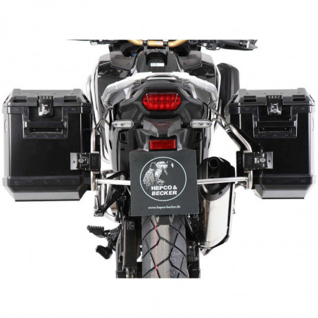 Set support latéraux et valises Cutout Hepco&Becker Honda CRF1100L Africa Twin & ADV - noir image 1