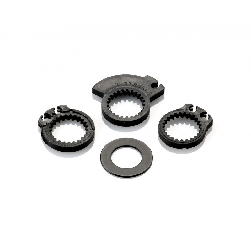 Kit tire-câble poignées Rizoma - noir, Ø 22 mm