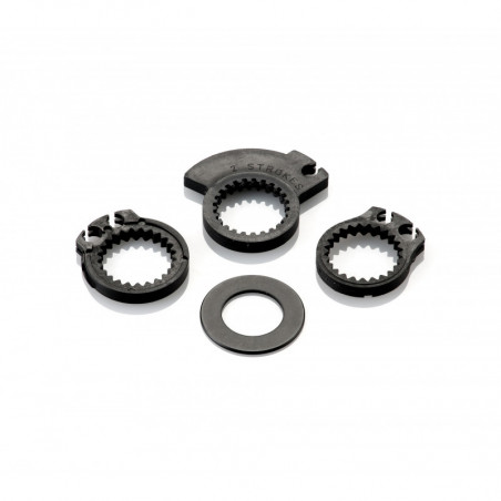 Kit tire-câble poignées Rizoma - noir, Ø 22 mm