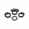 Kit tire-câble poignées Rizoma - noir, Ø 22 mm