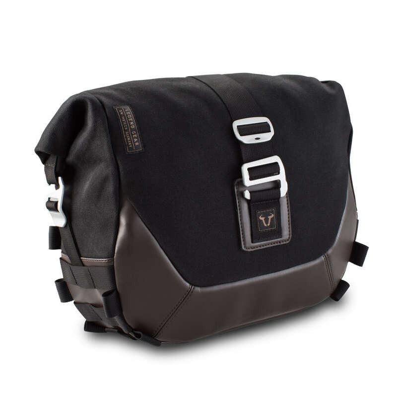 Valise LC1 SW Motech 9,8 litres noir/brun - droite image 1 Valise LC1 SW Motech 9,8 litres noir/brun - droite image 1