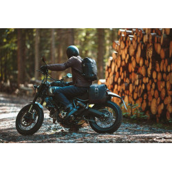 Saddle bag LR1 SW Motech 17.5 liters black/brown picture 2