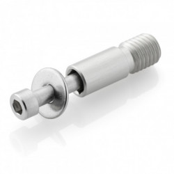 Kit de montage Proguard System® et rétroviseurs LP321B Rizoma - Anodisée noir