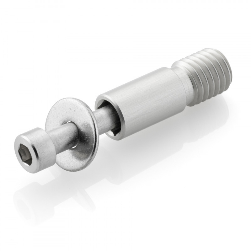 Proguard System® mounting kit and LP321B Rizoma mirrors - Black anodized