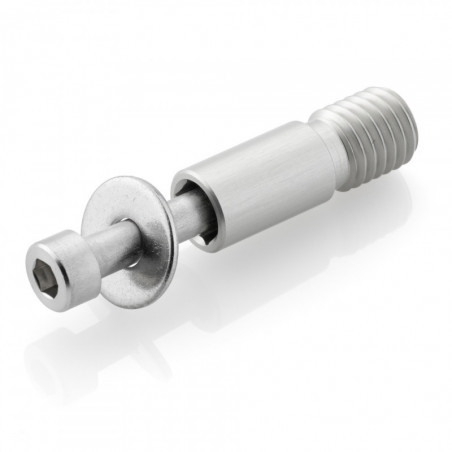 Proguard System® mounting kit and LP321B Rizoma mirrors - Black anodized