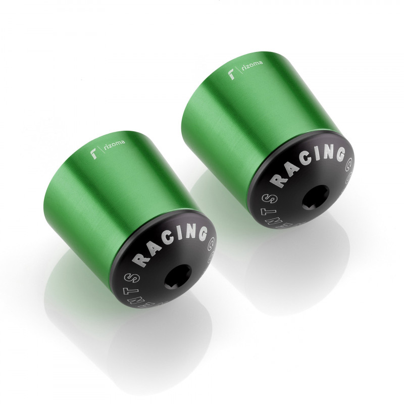 Embouts pour guidon OEM - Anodisée Krypton Green, Ø 32 mm Rizoma