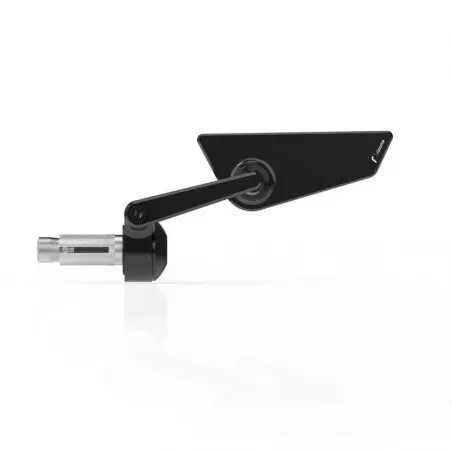 Cut-Edge rearview mirror - Black anodized, Right Rizoma