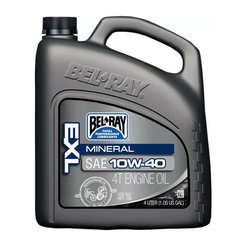 Huile moteur 4 temps EXL minérale Bel-Ray - 10W40 4L
