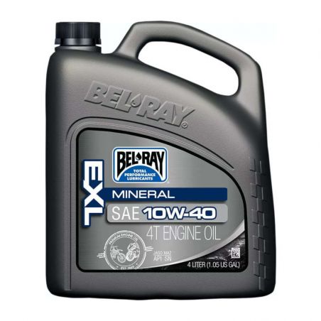 Huile moteur 4 temps EXL minérale Bel-Ray - 10W40 4L
