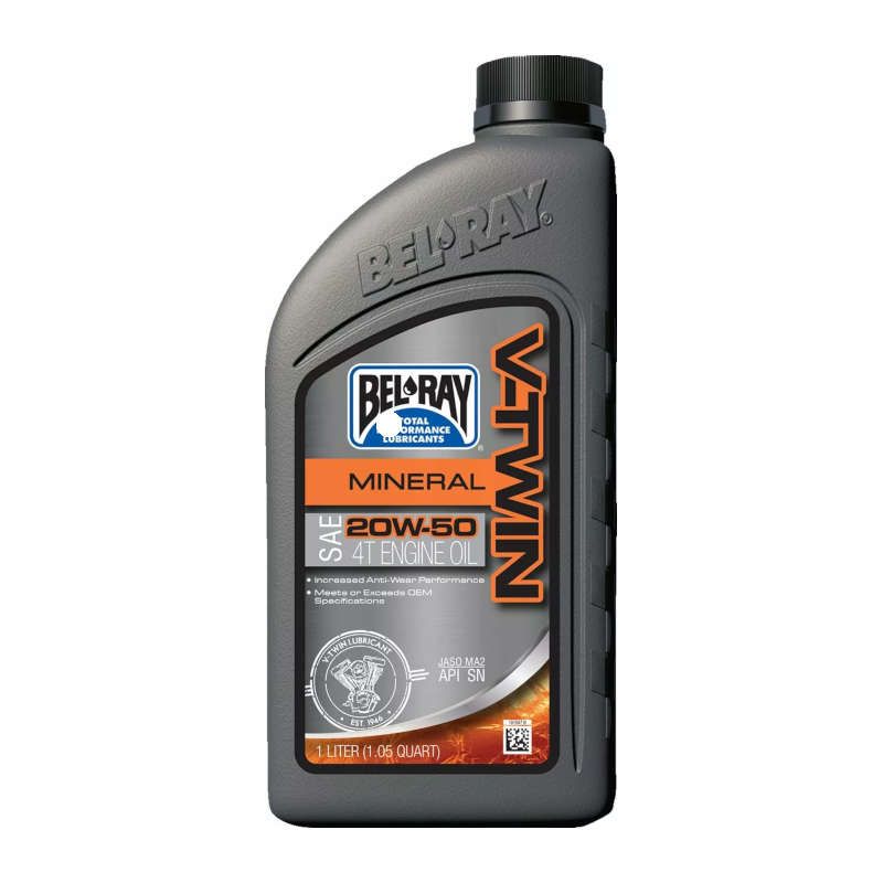 Oil V-Twin mineral 4T Bel-Ray - 20W50 1L