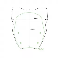 Windshield L with radar BMW R 1300 GS picture 4