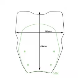 Windshield XL with radar BMW R 1300 GS picture 9