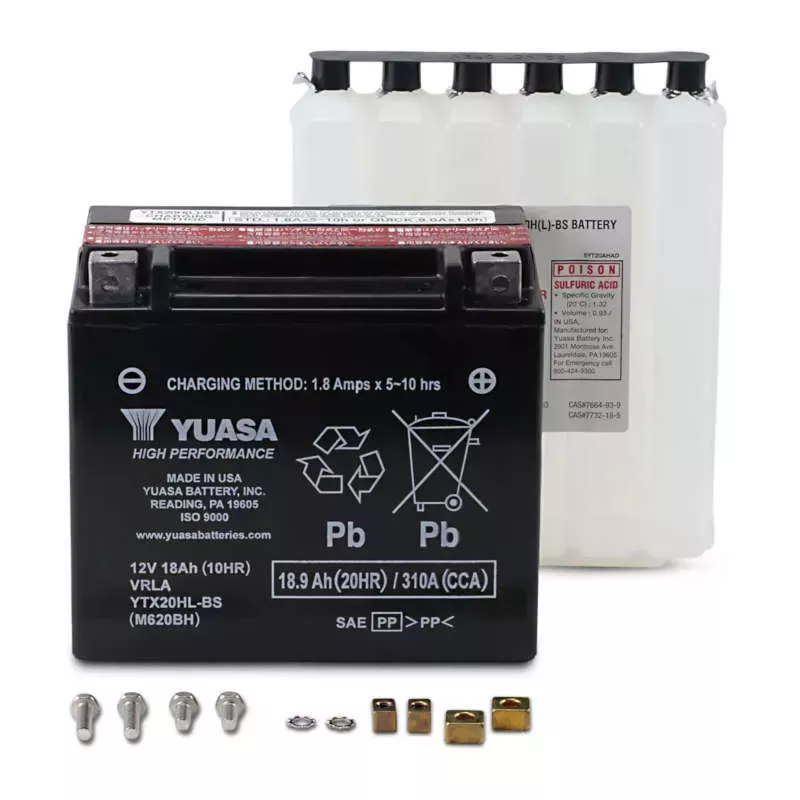 Batterie Yuasa YTX20HL-BS(CP) sans entretien AGM image 1