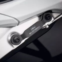 Exhaust hanger and passenger footrest removal Evotech Performance Kawasaki ZX-6R (2019-2021) picture 2