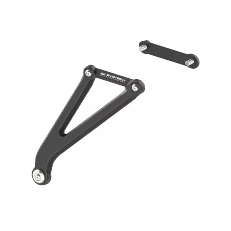 Exhaust hanger and passenger footrest removal Evotech Performance Kawasaki ZX-6R (2019-2021) picture 1