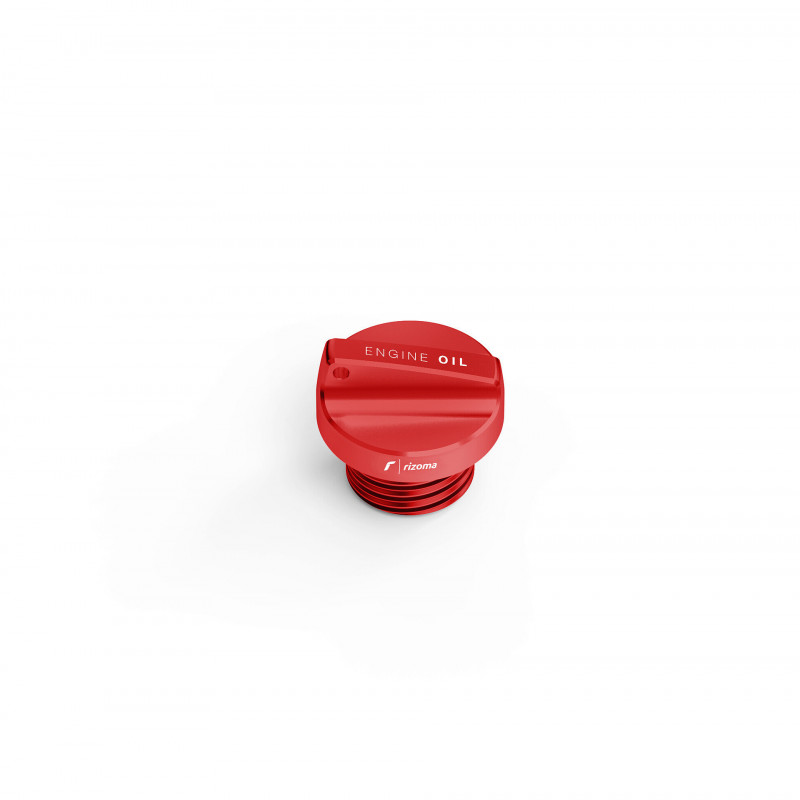 Rizoma oil filler cap M20x2,5 - Red anodized Rizoma oil filler cap M20x2,5 - Red anodized